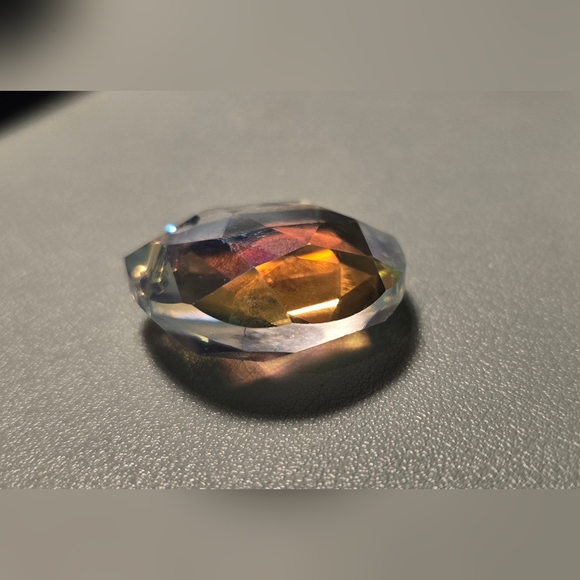 Swarovski Galet Crystal Pendant On Silk Cord - Picture 8 of 12